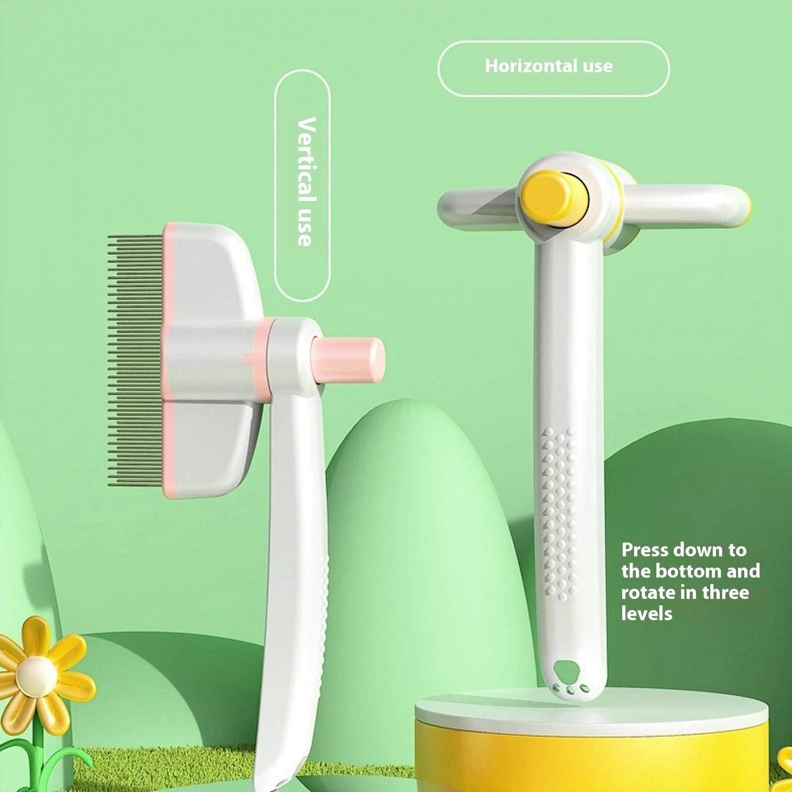 360� Spin Pet Brush | Cat & Dog Hair Remover