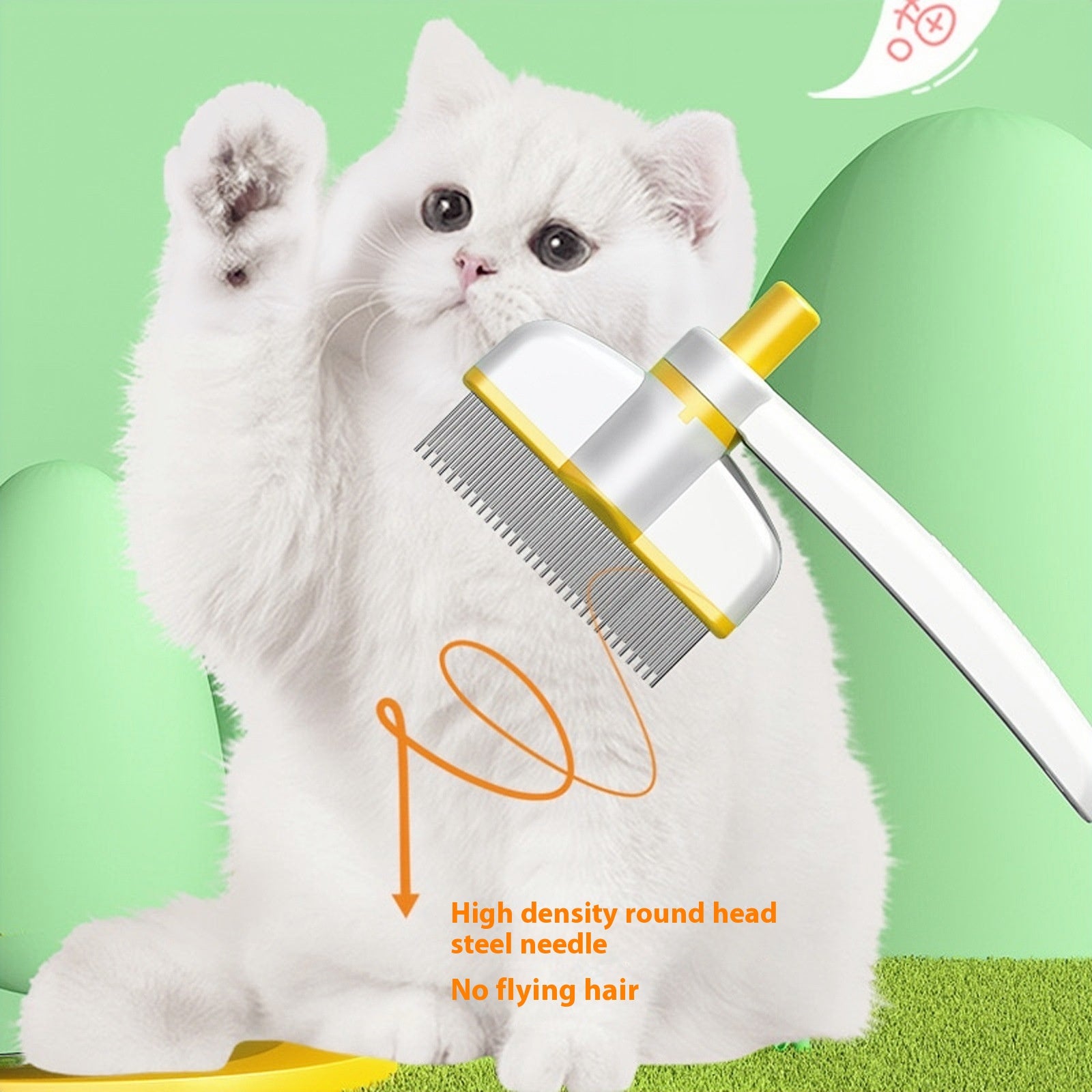 360� Spin Pet Brush | Cat & Dog Hair Remover