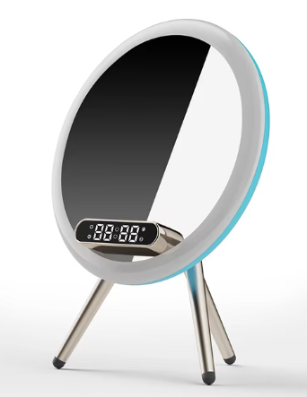 Smart Bluetooth Speaker with LED Alarm Clock & Charger