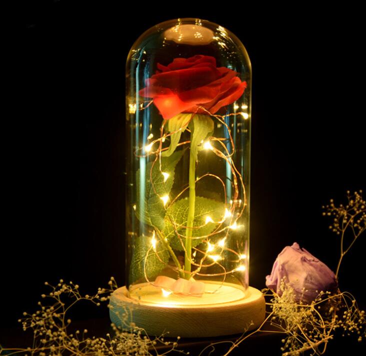 LED Rose Night Light for Valentine's Day Gift