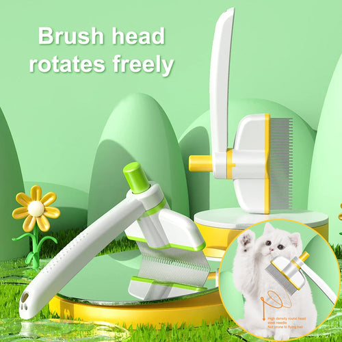 360� Spin Pet Brush | Cat & Dog Hair Remover